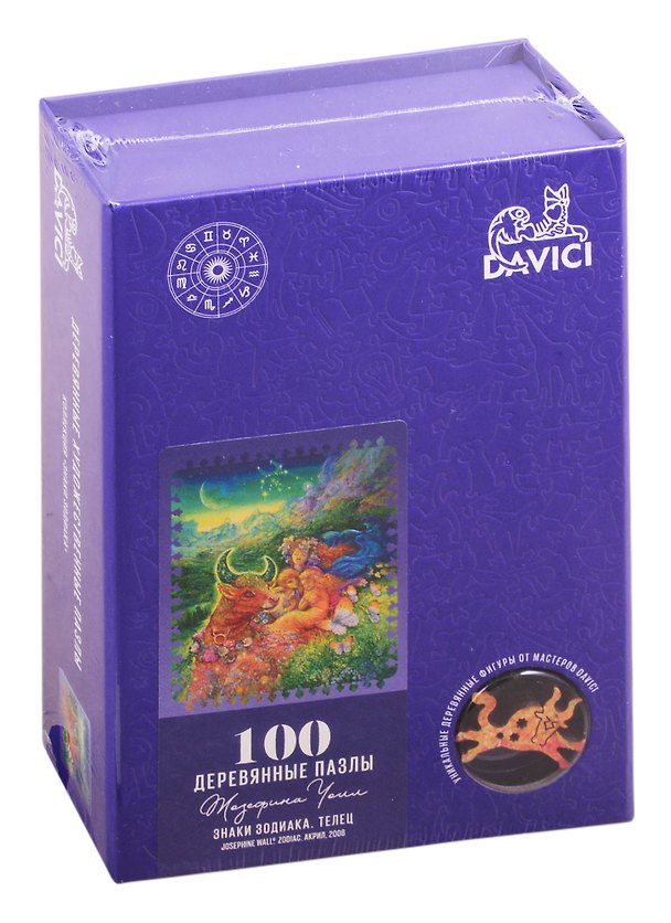 Деревянный пазл «Знаки зодиака Телец» 100 элементов, Davici 2827760 — 1