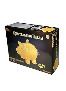 3D Crystal Puzzle Свинья XL