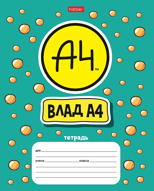 Тетрадь в линейку Hatber «Влад А4» в ассортименте, 18 листов 3047027 — 5