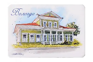 Магнит картон Золотой Якорь (Вологда) (МК/641/002)