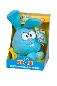 Игрушка, Смешарики, Крош с дудкой, мягкая, звуковая