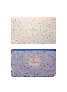 Папка на молнии B6 "Flowers" пластиковая, ассорти, Languo