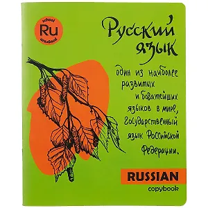 Тетрадь предметная в линейку Феникс+, "Яркая учеба. Русский язык", 48 листов