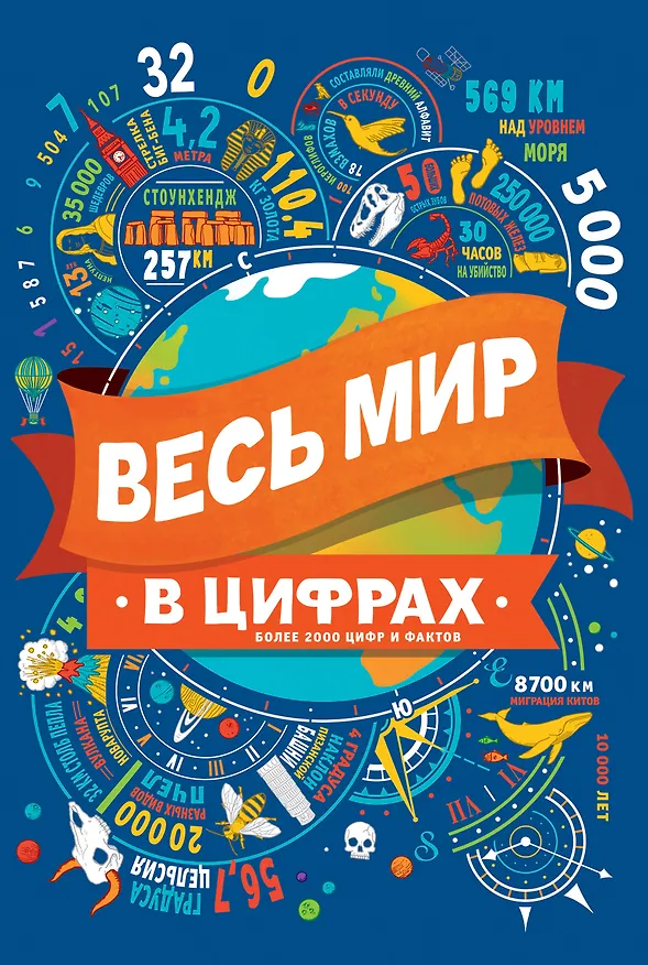 Книга Весь мир в цифрах Более 2000 цифр и фактов (Стив Мартин, Клайв Гиффорд) — 1