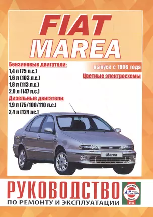 Fiat Marea c 1996 года выпуска бензин, дизель. Руководство по ремонту и эксплуатации — 2586817 — 1