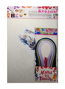 Набор для творчества Оригами Чудо-творчество Набор для квиллинга Ромашки 21,5*36см