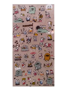 Наклейки бумажные Лягушатник 17044