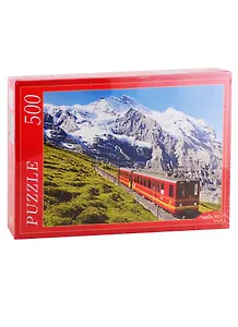 Пазл 500 эл. Поезд в Альпах КБ500-7920