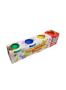 Пальчиковые краски (44524) (4 цвета) (50гр) (3+)