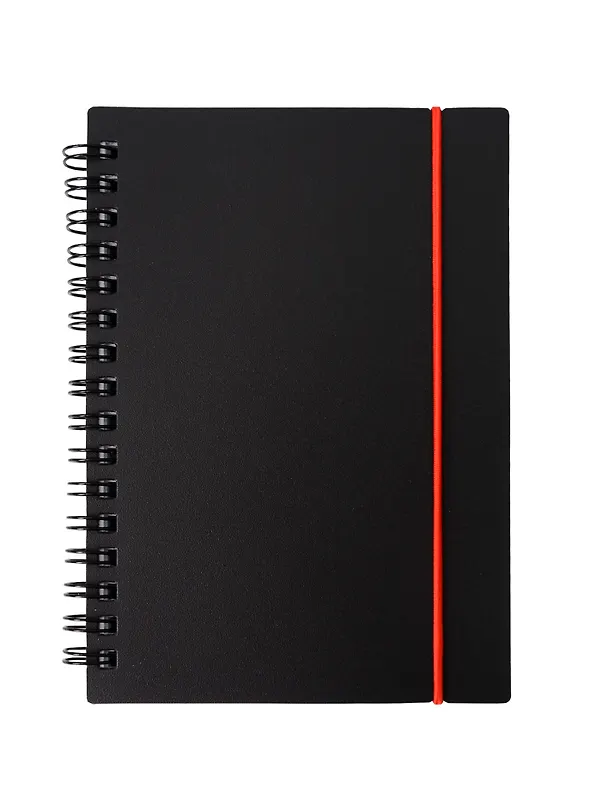 Записная книжка «Favorite Black. No 4» А6, 80 листов в клетку, спираль, Listoff 3091819 — 1