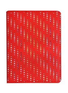 Ежедневник А6 160л "СОФТ-ТАЧ" красный, тв.переплет, поролон, тонир.блок, декор.перфорация, ляссе, Escalada 