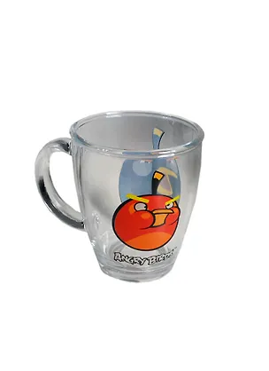 Angry Birds стеклянная кружка в коробке (черная) (300мл) 2409597