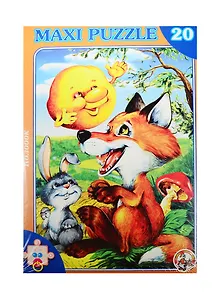 Пазл, Maxi, Колобок, 20 элементов