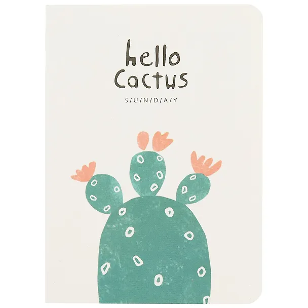 Записная книжка «Hello cactus» А6, 24 листа в клетку, сшивка, Languo, в ассортименте 246140 — 3