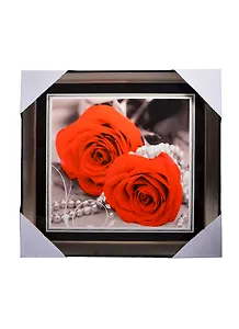 Картина Красные розы и жемчуг (31х31) (831917)