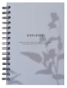 Тетрадь 120л кл. "Shadow", голубой, тв.переплет, спираль, микротекстурирование, ламинация