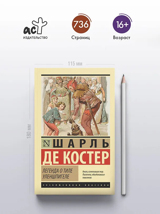 Книга Легенда о Тиле Уленшпигеле (Шарль Теодоор Анри Де Костер) — 5