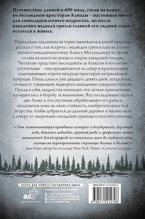 Книга День 29-й. История мальчика, который выжил после нападения гризли (Алекс Мессенджер) — 2