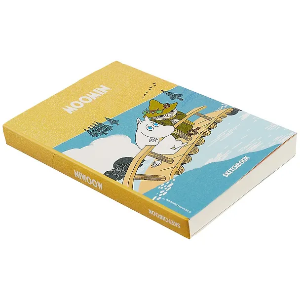 Скетчбук MOOMIN Муми-тролль и Снусмумрик на мосту (112л) (14,5х21) 2906668 — 2