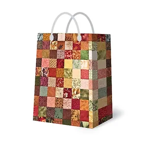 Пакет подарочный бумажный А4 26,4*32,7 ламинат, универ/муж.тематика, ассорти L, МегаМАГ