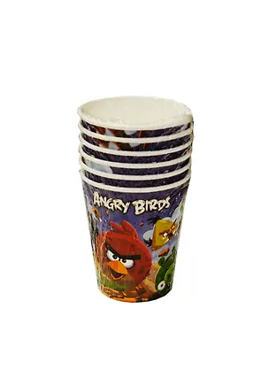 Angry Birds одноразовая картонный стакан Птицы (6шт) 2411775
