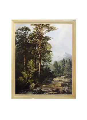 Картина Лес и горы (MC-08) (20х25) 2503612