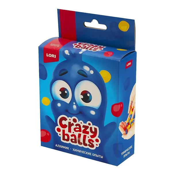 Химические опыты.Crazy Balls "Жёлтый, синий и красный шарики" 3043734 — 4