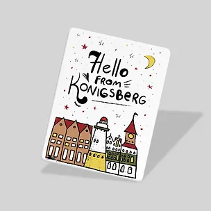 Магнит Hello from Konigsberg (Калининград) (МVS-01311) 3104028