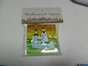 Магниты витражные ручн. работы Курск (неск. видов)