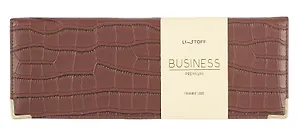 Планинг дат. 2025г. 56л "Business Premium. Impact" темно-коричневый, 7Б, тв.переплет, настольный, иск.кожа, обл.поролон, евроспираль, съемный тонир.блок, мет.уголки, инд.уп