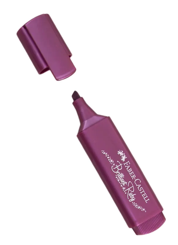 Текстовыделитель Faber-Castell, Highlighter TL, розовый металлик 255844 — 3