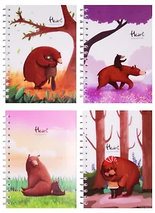 Тетрадь в клетку Hai Bin, Heart, 96 листов, в ассортименте