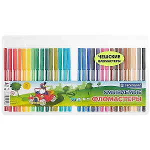 Фломастеры Centropen, "Пингвины", 30 цветов