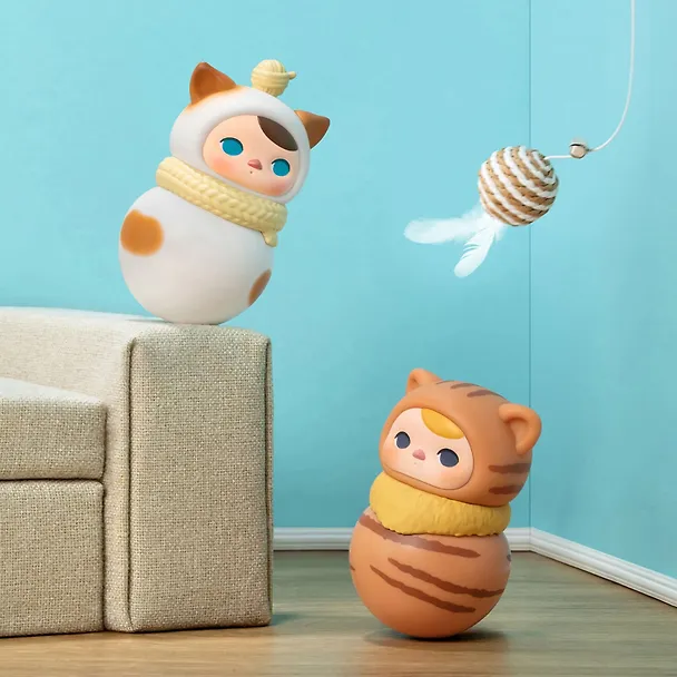 Фигурка коллекционная Pop Mart Pucky Roly-Poly Kitty Series в ассортименте, в непрозрачной Сюрприз-коробке 8х6х6 (67999) 3113103 — 2