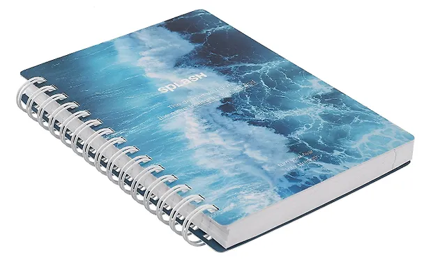 Записная книжка «Ocean. Брызги» А6, 120 листов в клетку, спираль, Be Smart 3085101 — 2