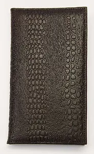 Записная книжка, Дом Моделей А5 (115*205мм) Крокодил" с вырубкой, кожан.обложка с тиснением в асс."