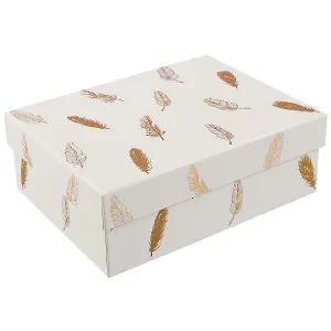 Подарочная коробка «Gold feather», большая