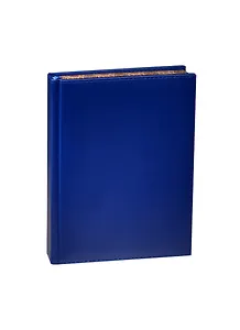 Ежедневник недат. А5 144л "Виннер" синий, кожзам, тон.блок, ляссе, цветной обрез с печатью, Escalada