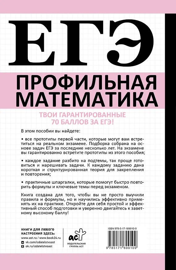 Книга ЕГЭ. Математика. Профильный уровень. Подготовка за 15 минут в день (Анна Никитина) — 2