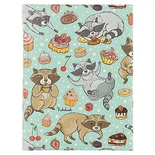 Записная книжка «Енот-сладкоежка», 48 листов, А6 249004