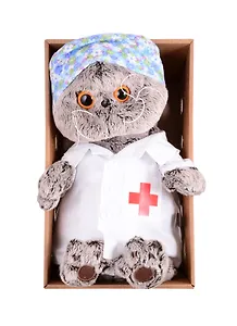 Игрушка мягкая Budi Basa, Басик - доктор (25 см) (Ks25-161)