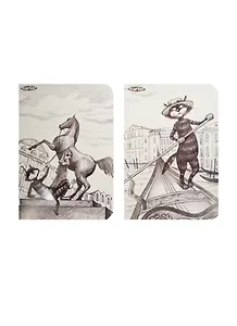 Тетрадь в клетку Marker Arte, "Котэ.ru", 60 листов, в ассортименте