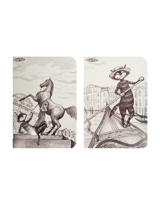 Тетрадь общая «Котэ.ru», 60 листов в клетку, А5, в ассортименте - Marker Arte 234718 — 1