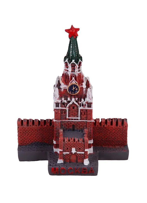 Фигурка полистоун "Москва.Спасская башня" 90мм (006-010-21-1) 2733497 — 1