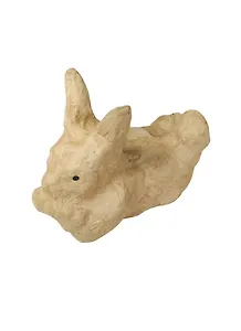 Фигурка из папье-маше Кролик лежит (AP584) (объемная мини) (5х12х8,5см)