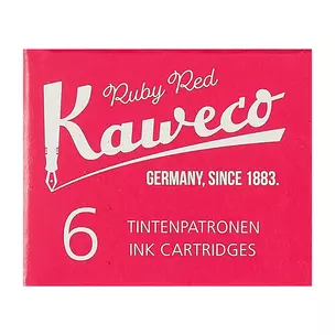 Картриджи KAWECO, алый, 6 штук — 254496 — 1