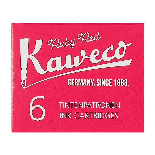 Картриджи, алый, Kaweco, 6 штук 254496 — 1