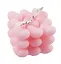 Свеча ароматическая Bubble Сердечки (розовая) (6х6) (ПВХ бокс) (12-9314B-4) — 3072788 — 1