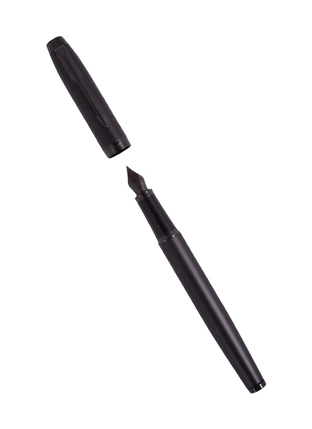 Перьевая ручка Parker, IM Achromatic Black, синяя 260493 — 5