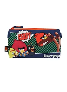 Пенал-косметичка "ANGRY BIRDS" 11,5*22*1см, синий, Angry Birds